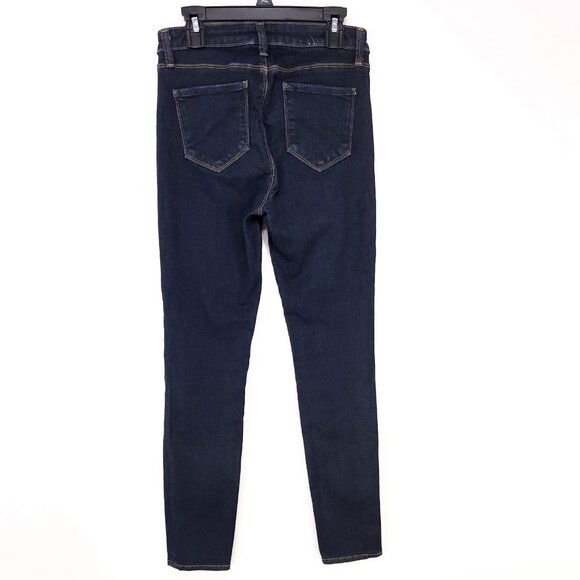 L'agence Skinny Ankle Jeans Size 26 Mid-Rise Blue Stretch Pants USA - Picture 2 of 12